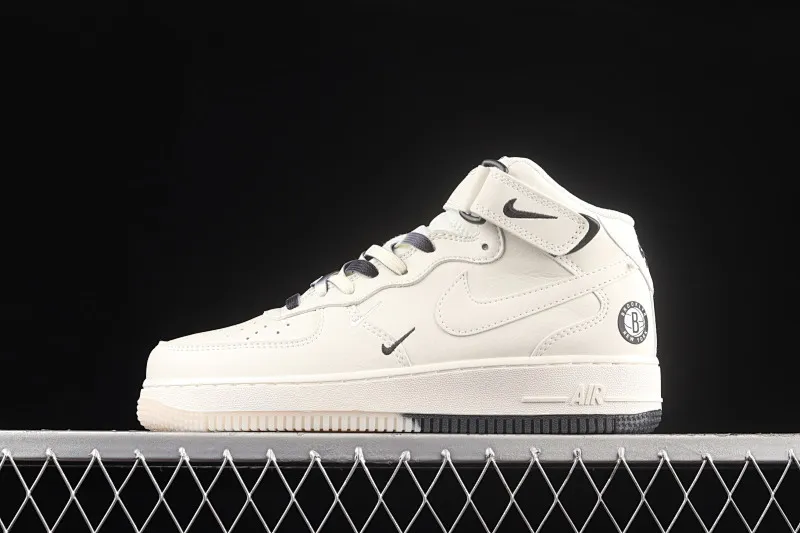 All categories Nk Air Force 1 Air Force series Nk Air Force 1 Mid Air Force mid-top Nk Air Force 1'07 Mid "Mi Black and White" Brooklyn Nets city limited Air Force One mid-top casual sneakers NT2969-013